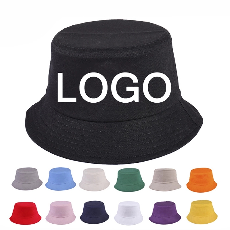 Custom Outdoor Cotton Bucket Hat & Promo Travel Fishing Cap 7