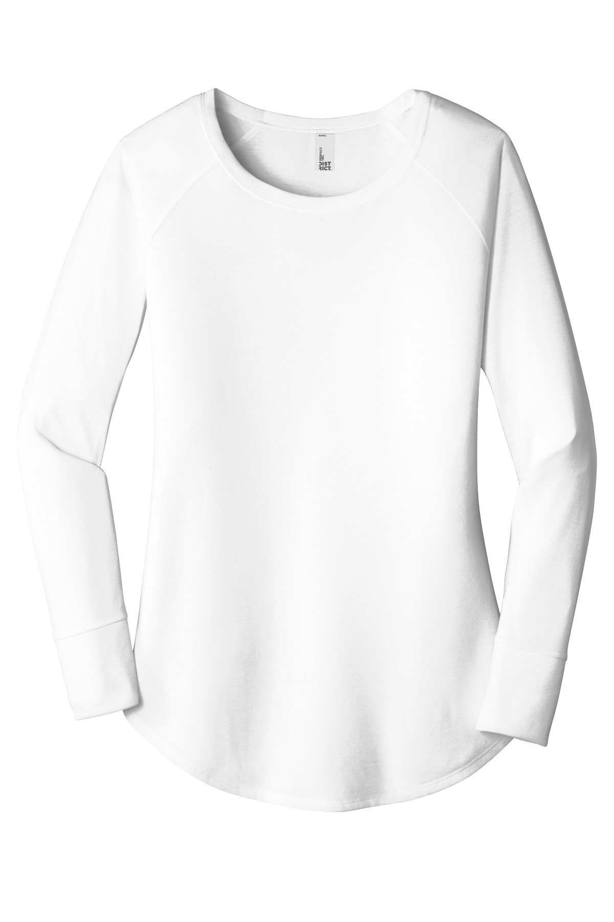 District Women's Perfect Tri Long Sleeve Tunic Tee. DT132L 26