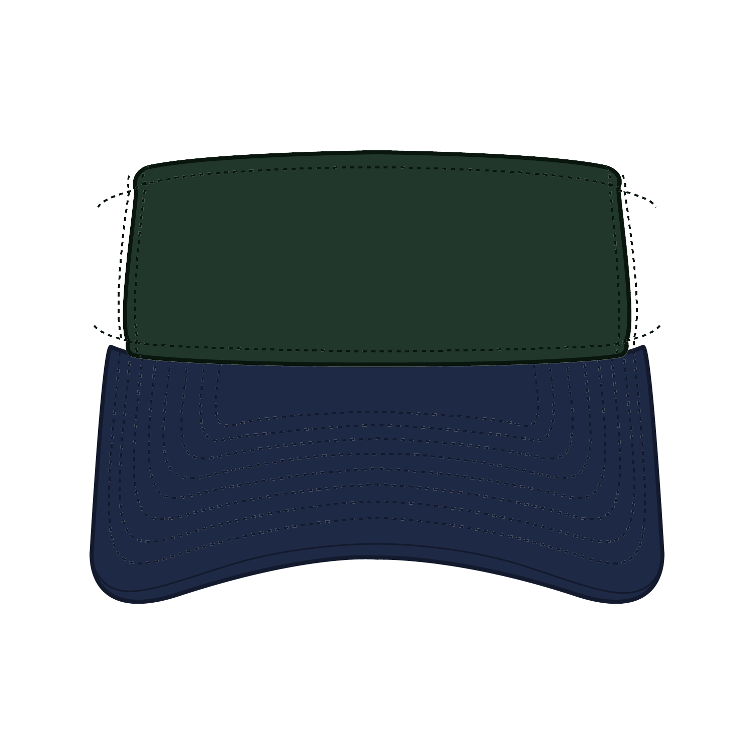OTTO CAP® OTTO FLEX® Fitted Sun Visor 5
