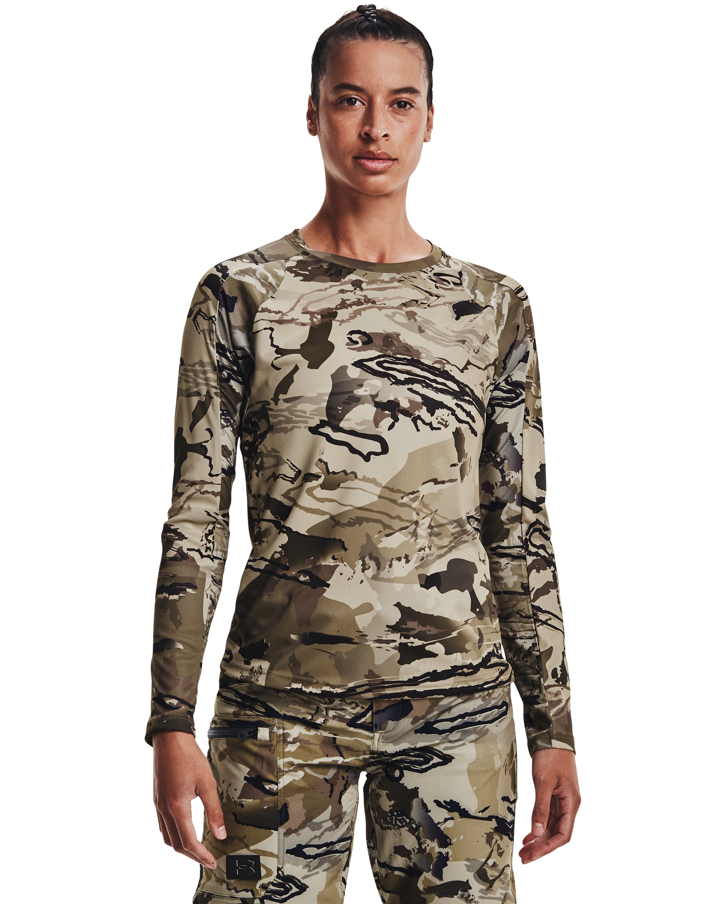 UA Iso-Chill Brushline Women's Long. Sleeve 2