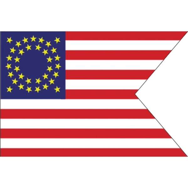 Special Historical Stick Flag - Cavalry Guidon 1