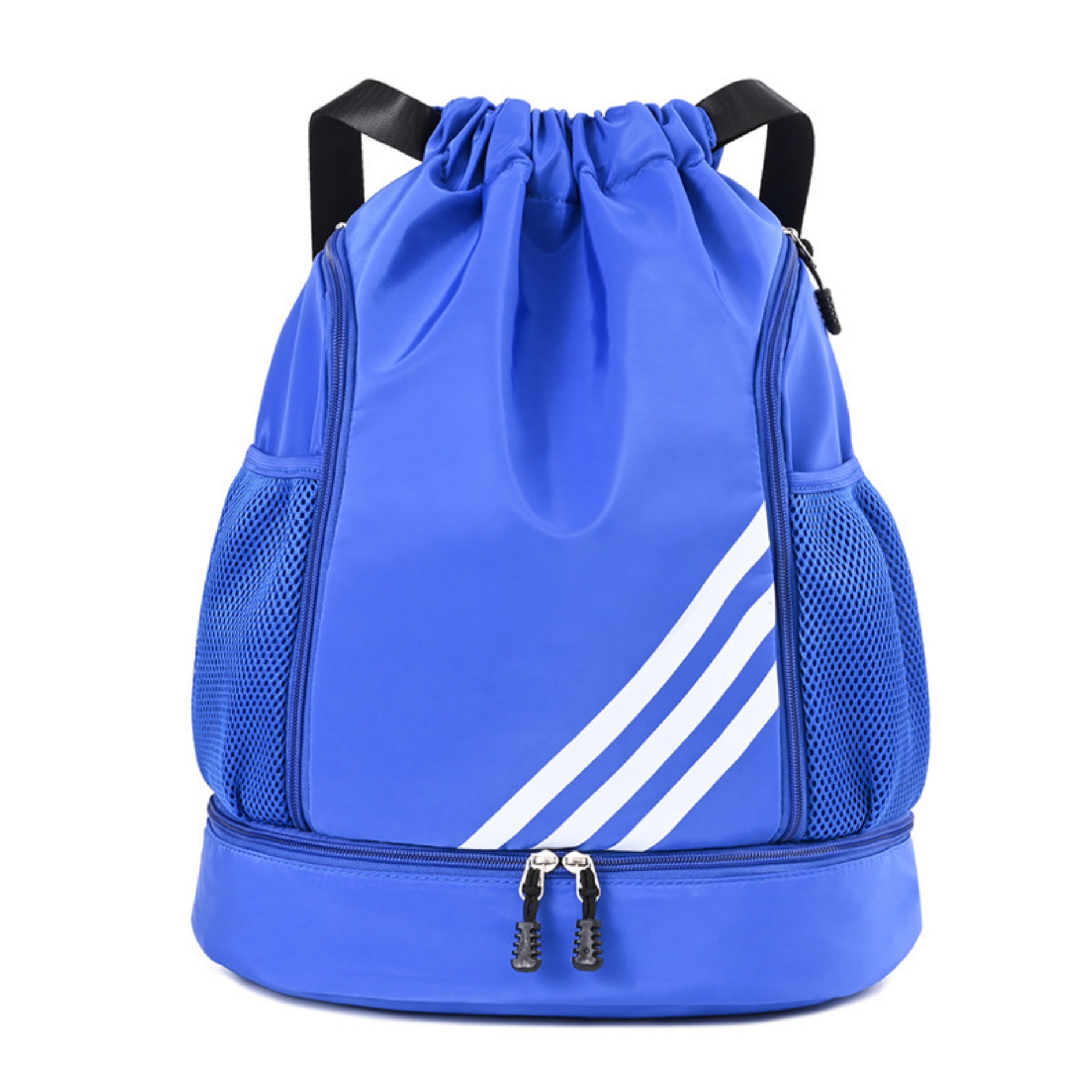 Sports Drawstring Backpack with Shoes Compartment 14