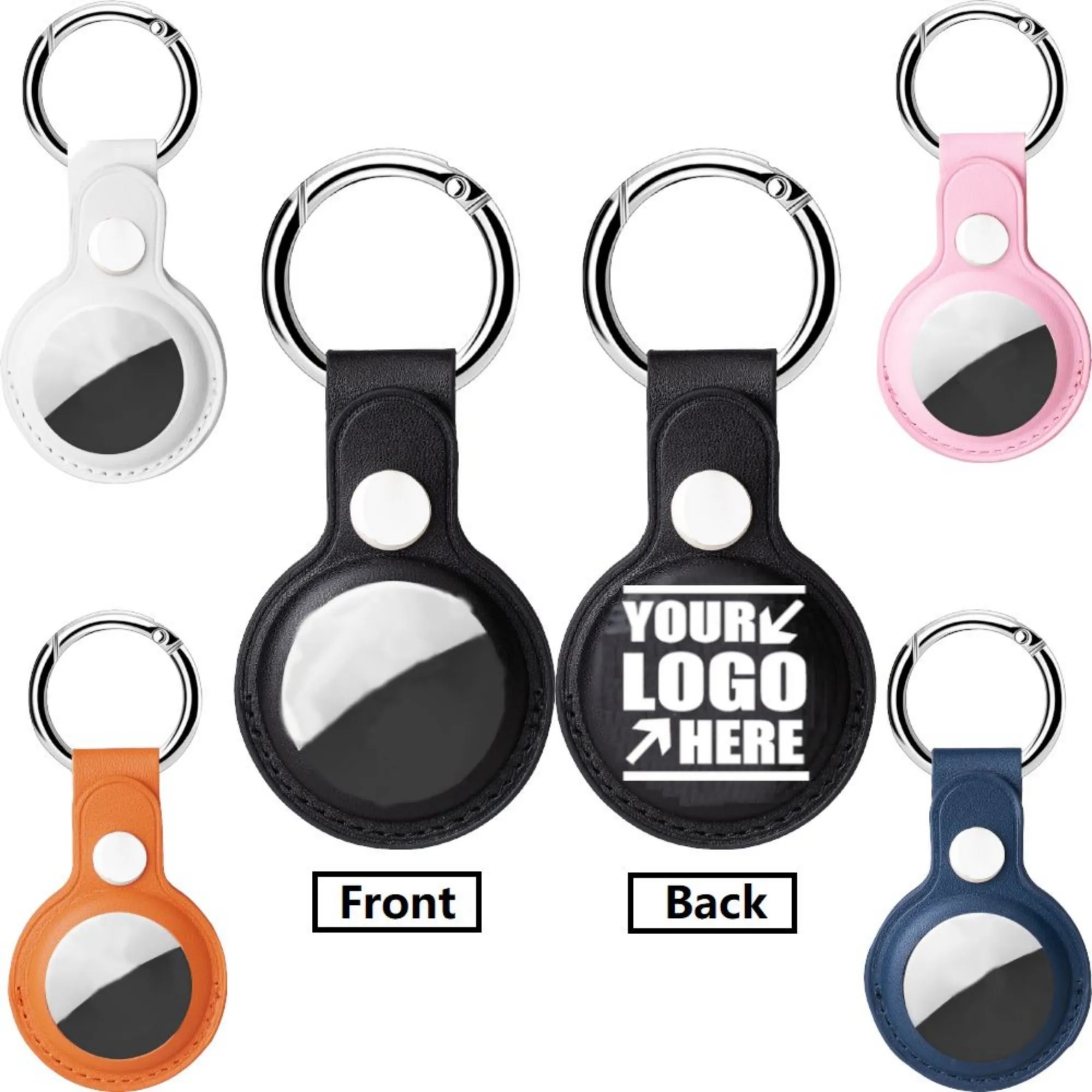 Leather Belt Tracker Holder With Key Ring 1