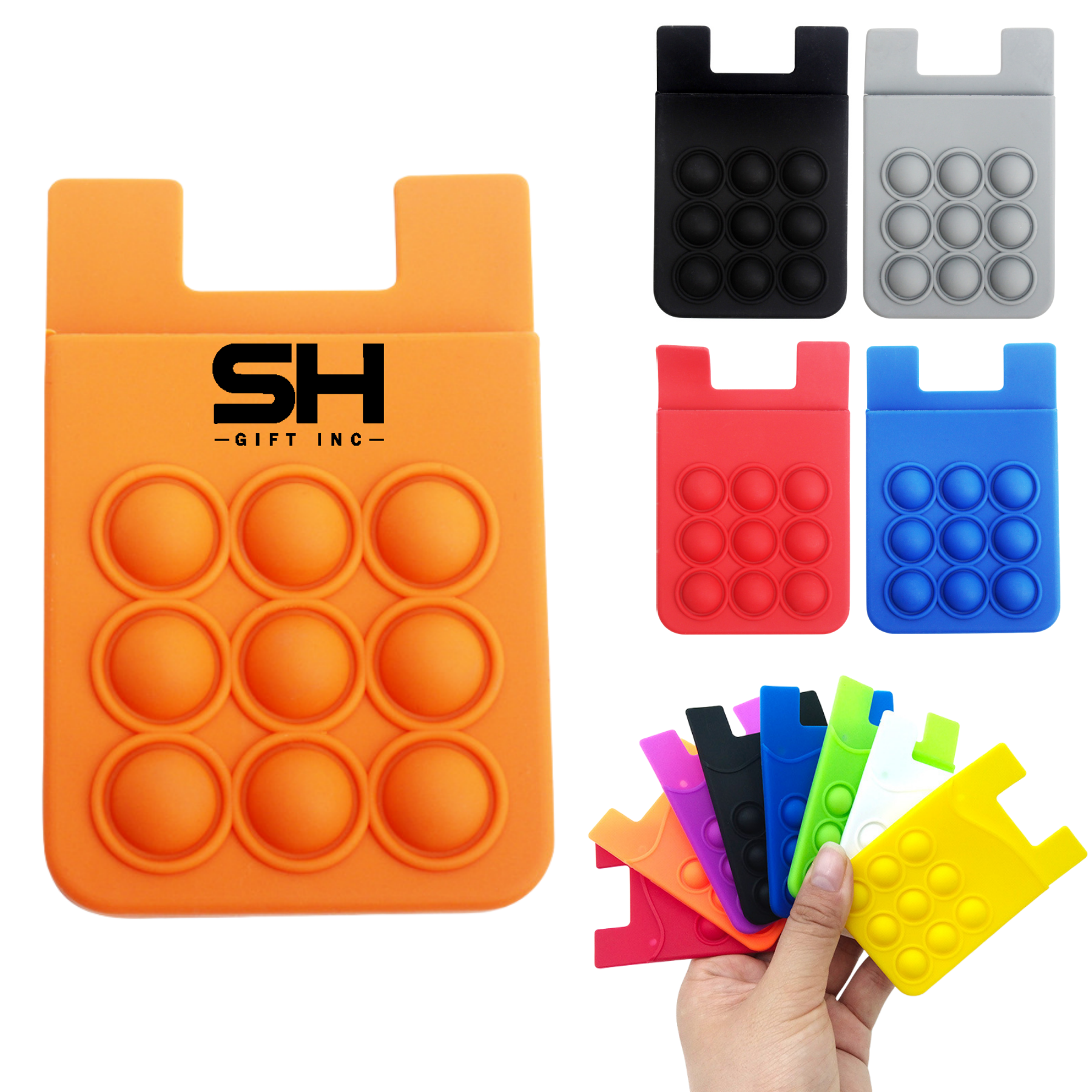 Silicone Suction Card Holder Mount 1