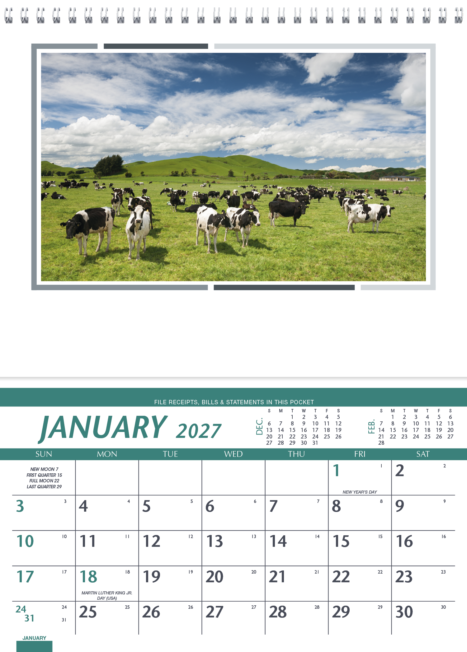 Triumph® Calendars Farm Pocket Calendar 69