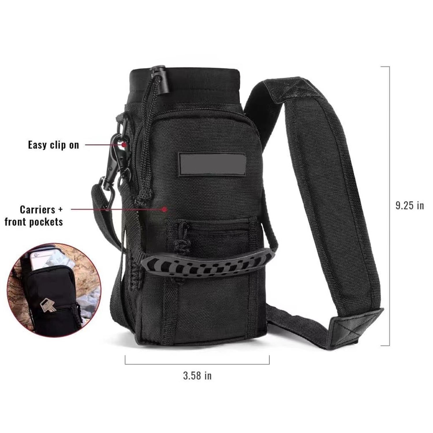 Oxford Multi-Function Tactical Water Bottle Pouch 8