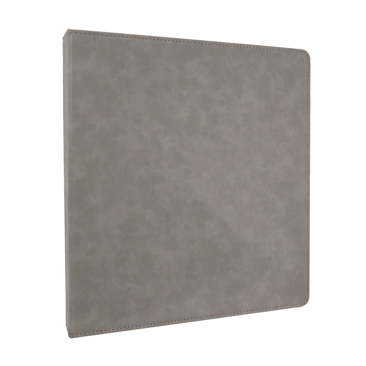10 " x 11 " Gray Leatherette 3-Ring Binder w/ 1" Slant D-Rings 2