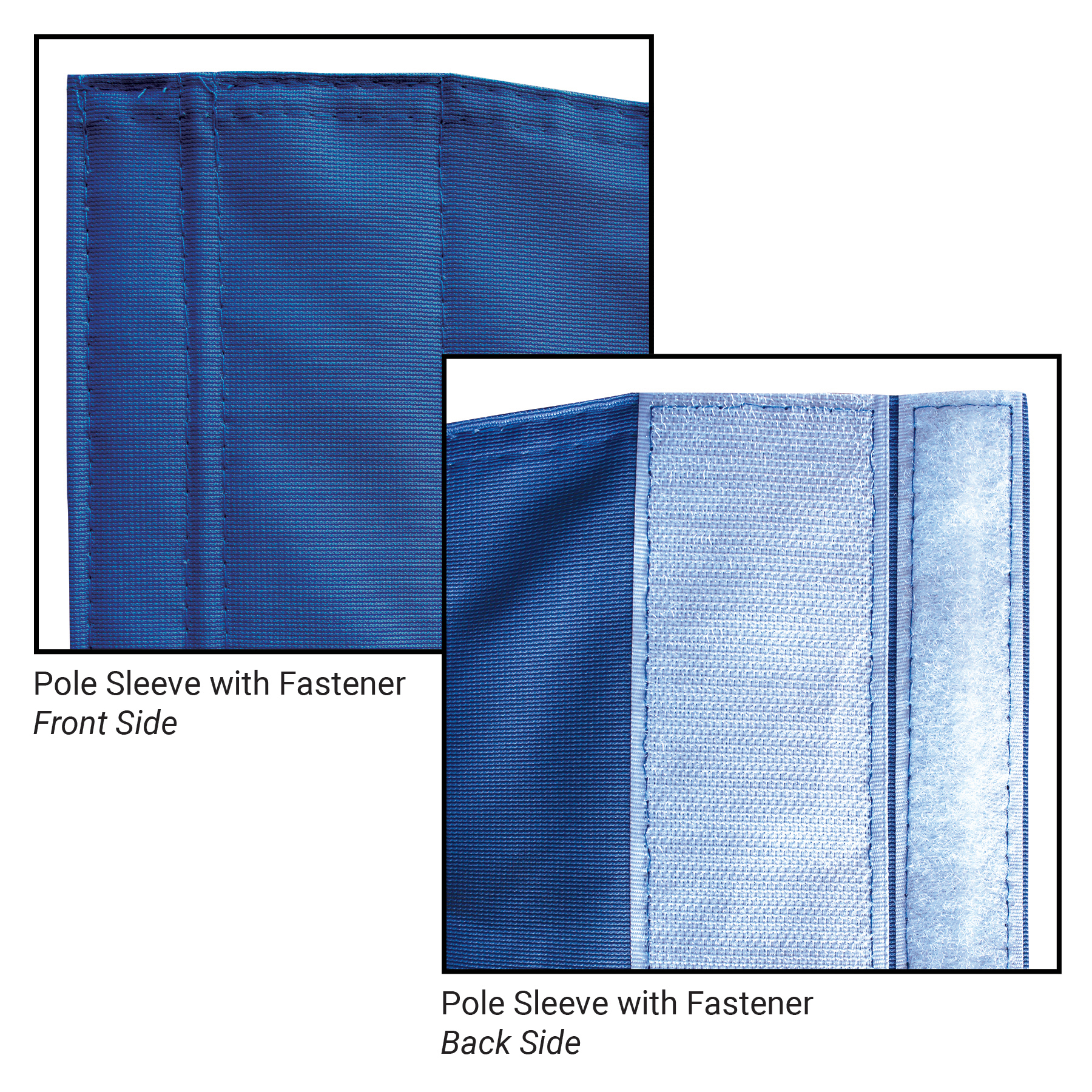 9" X 6" Double Sided Tapered Ski Pole Flag 3