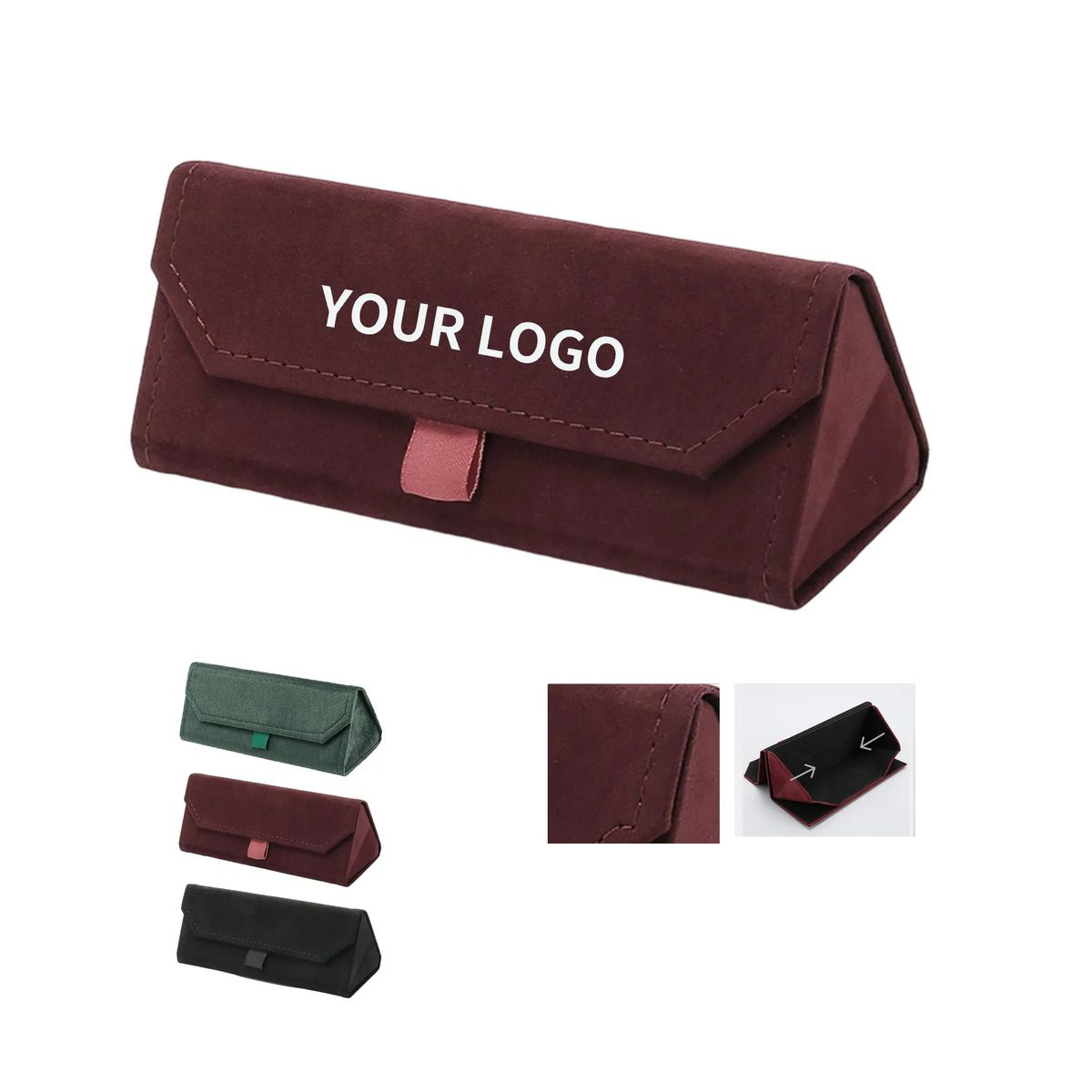 Portable Suede Sunglasses Case 3