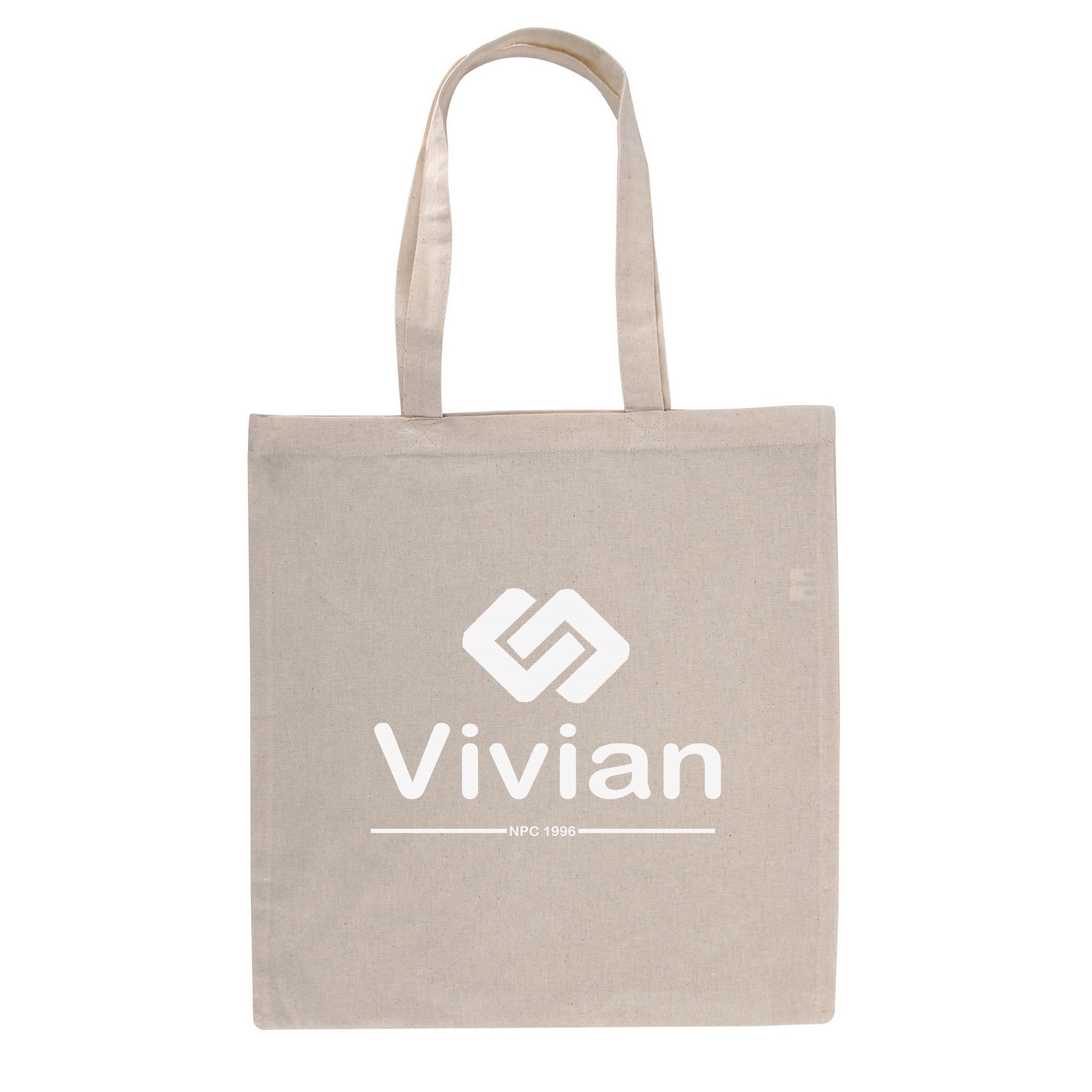 Open Top Solid Color Canvas Tote Bag, custom tote bag with logo imprint 2
