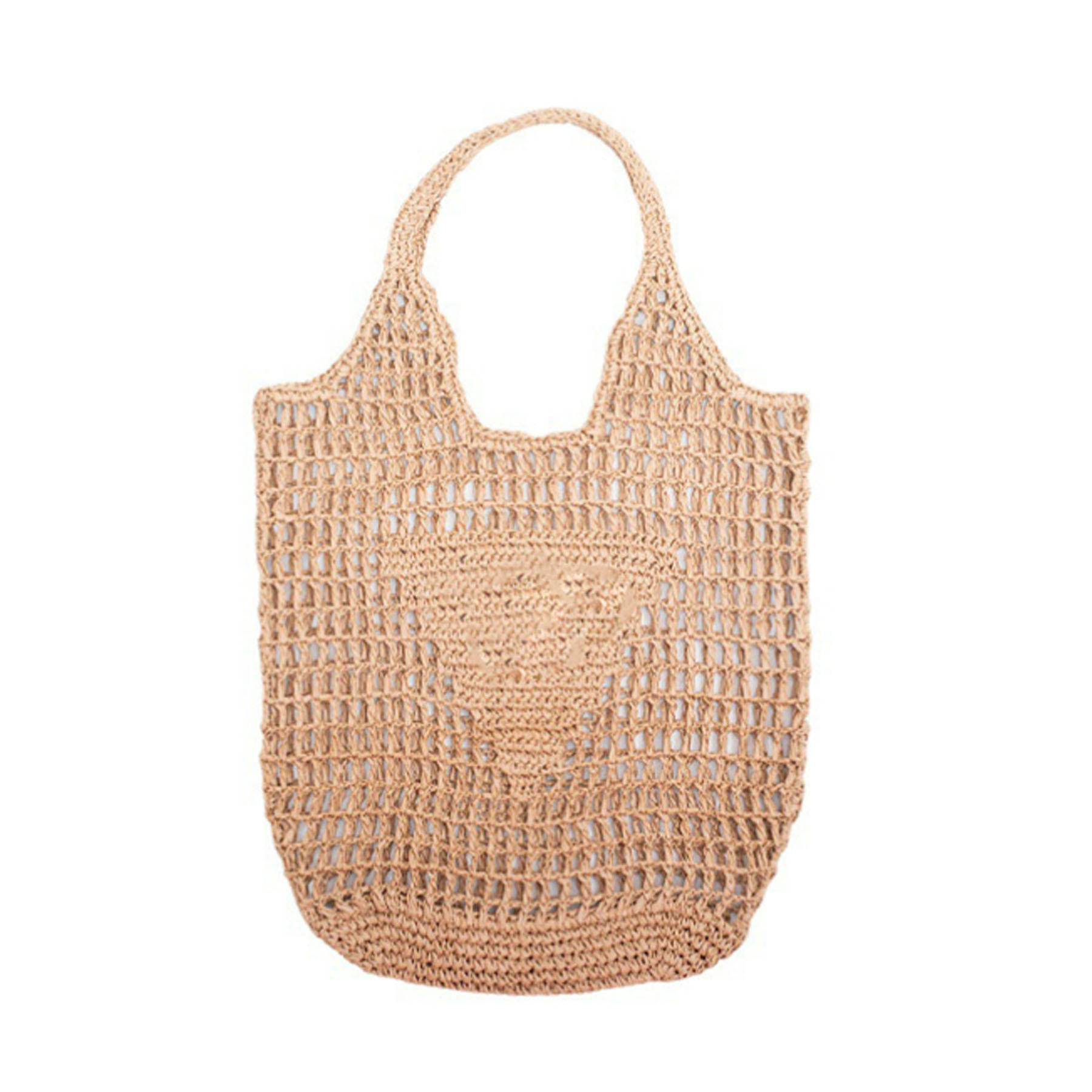 Straw Raffia Tote Bag, custom tote bag with logo imprint 7
