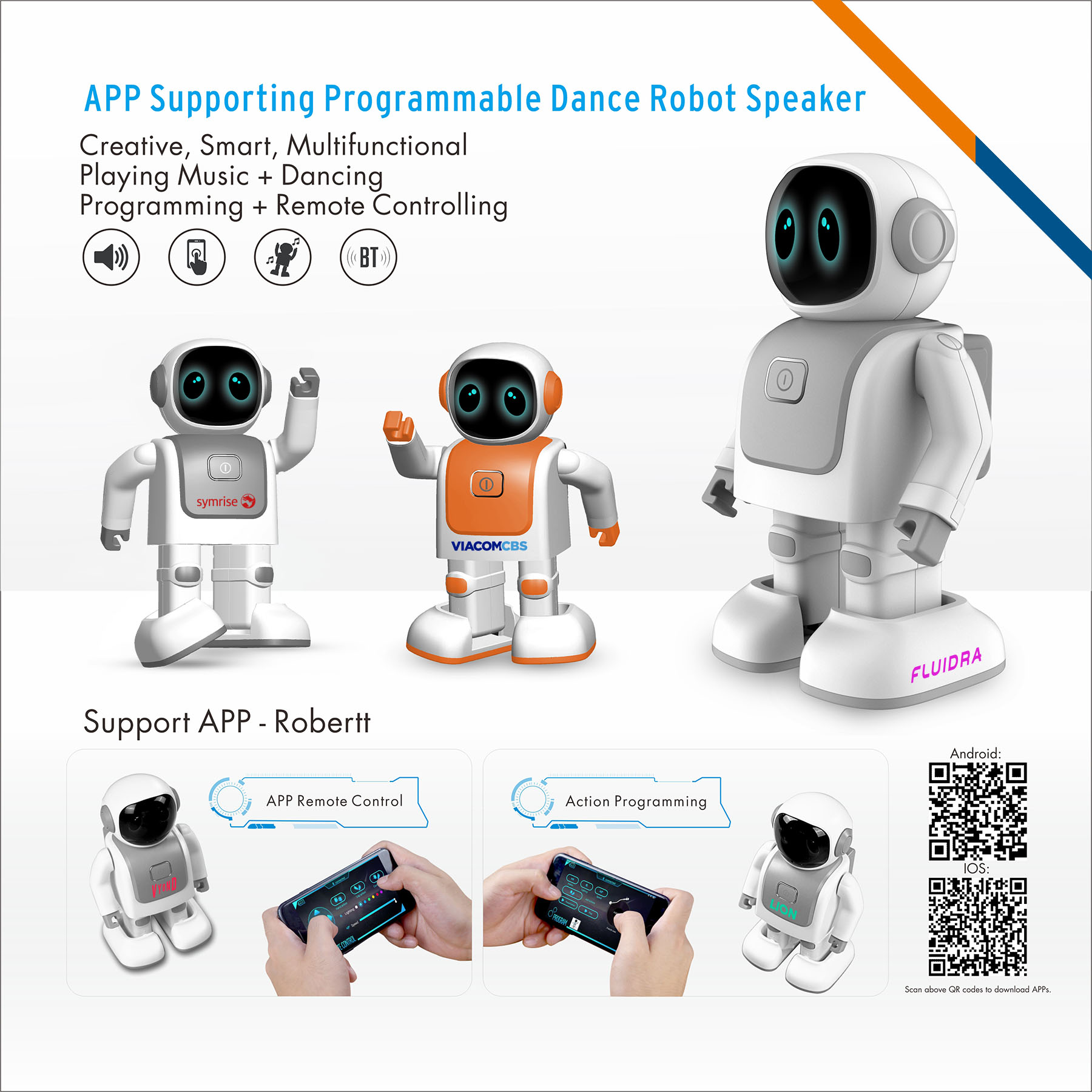 Rhythmic Robotic Bluetooth Speaker 7