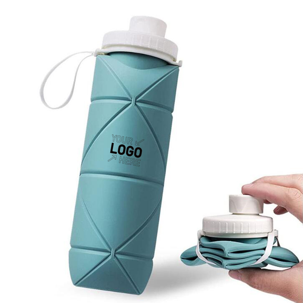 20oz Silicone Foldable Travel Sports Botttle