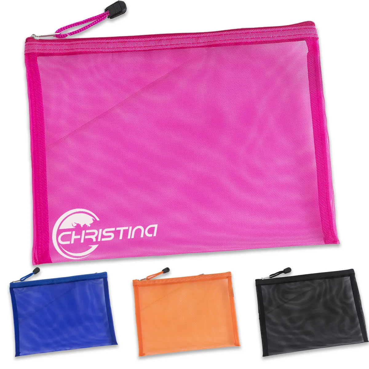A5 Saves Effort  Mesh Zipper Bags Storage Pockets 1