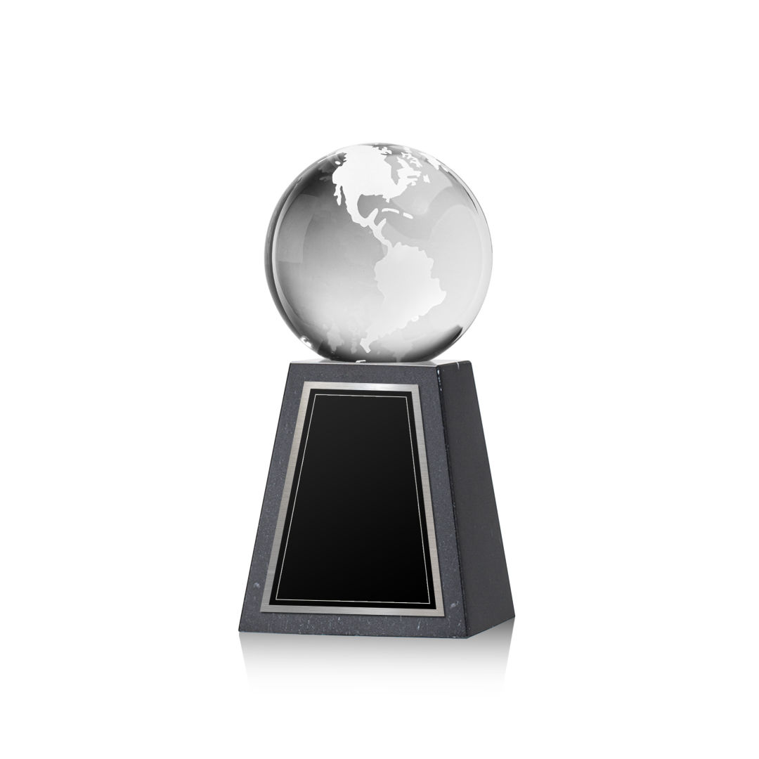 Globe Award on Tall Marble Base 8