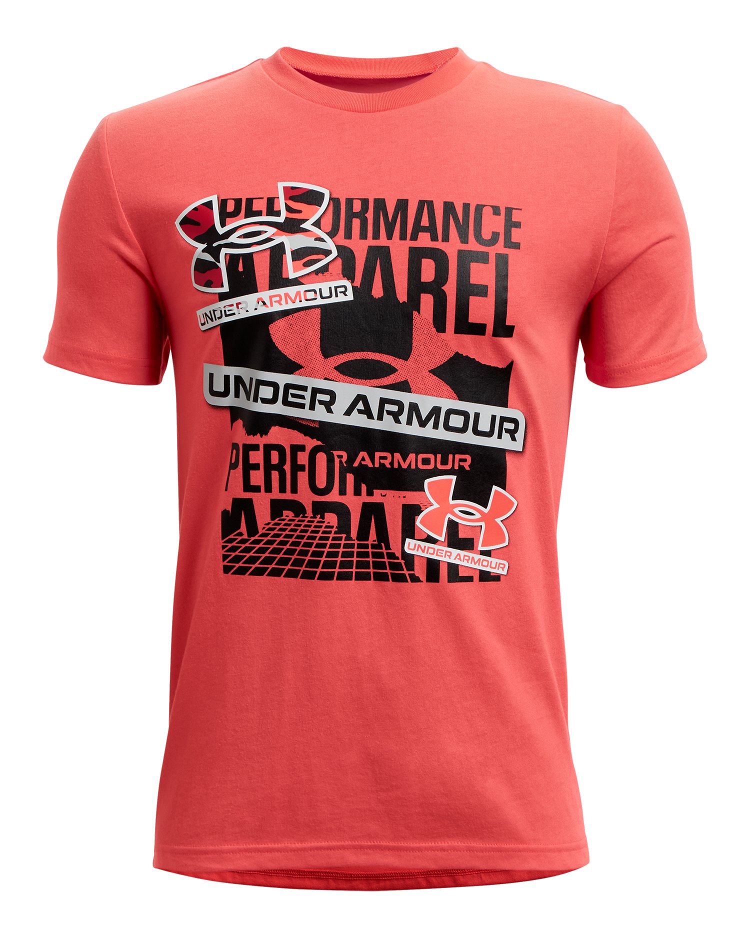UA Multilogo Boys' Short Sleeve 3
