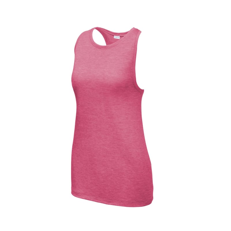 Sport-Tek Women's PosiCharge Tri-Blend Wicking Tank. 8