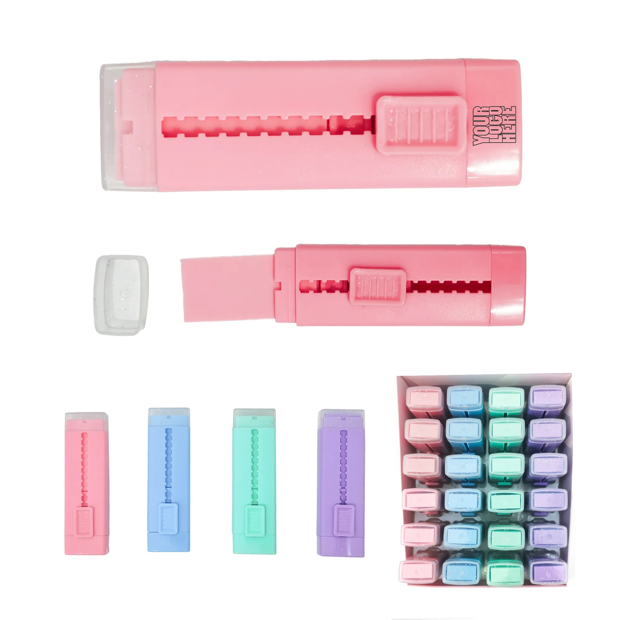 Creative Retractable Pencil Erasers