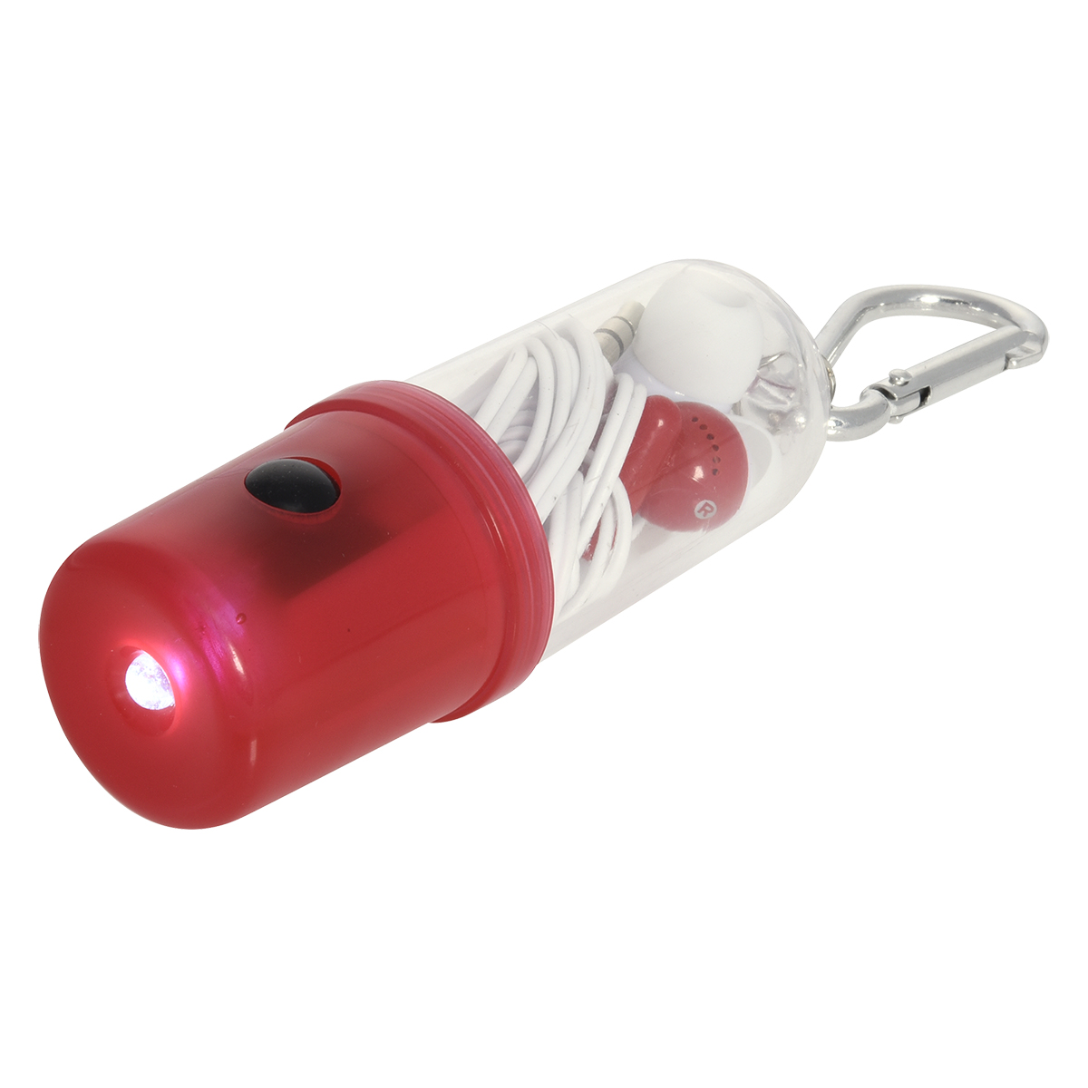 Earbuds With Flashlight Case 3