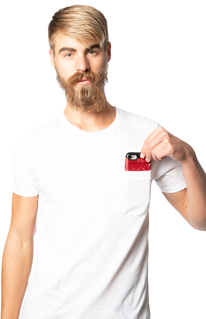 Unisex 50/50 Blend Pocket Tee 4