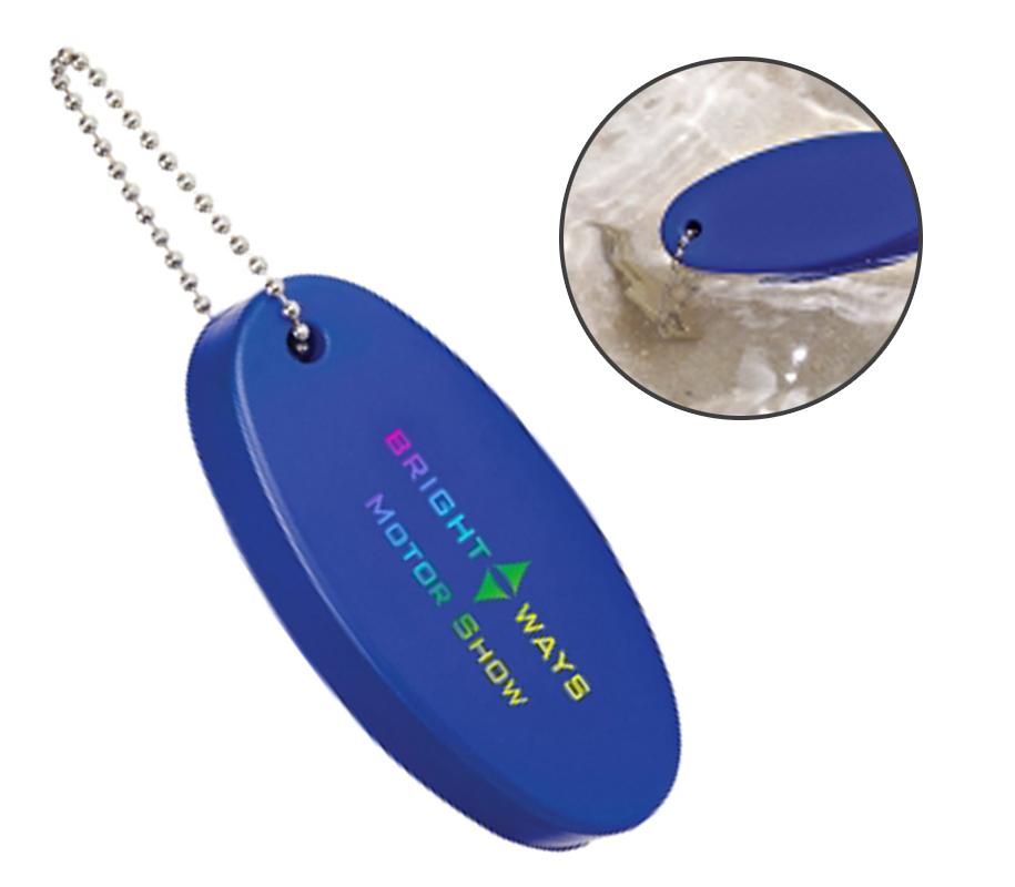 Oval Floater Foam Keychain 3