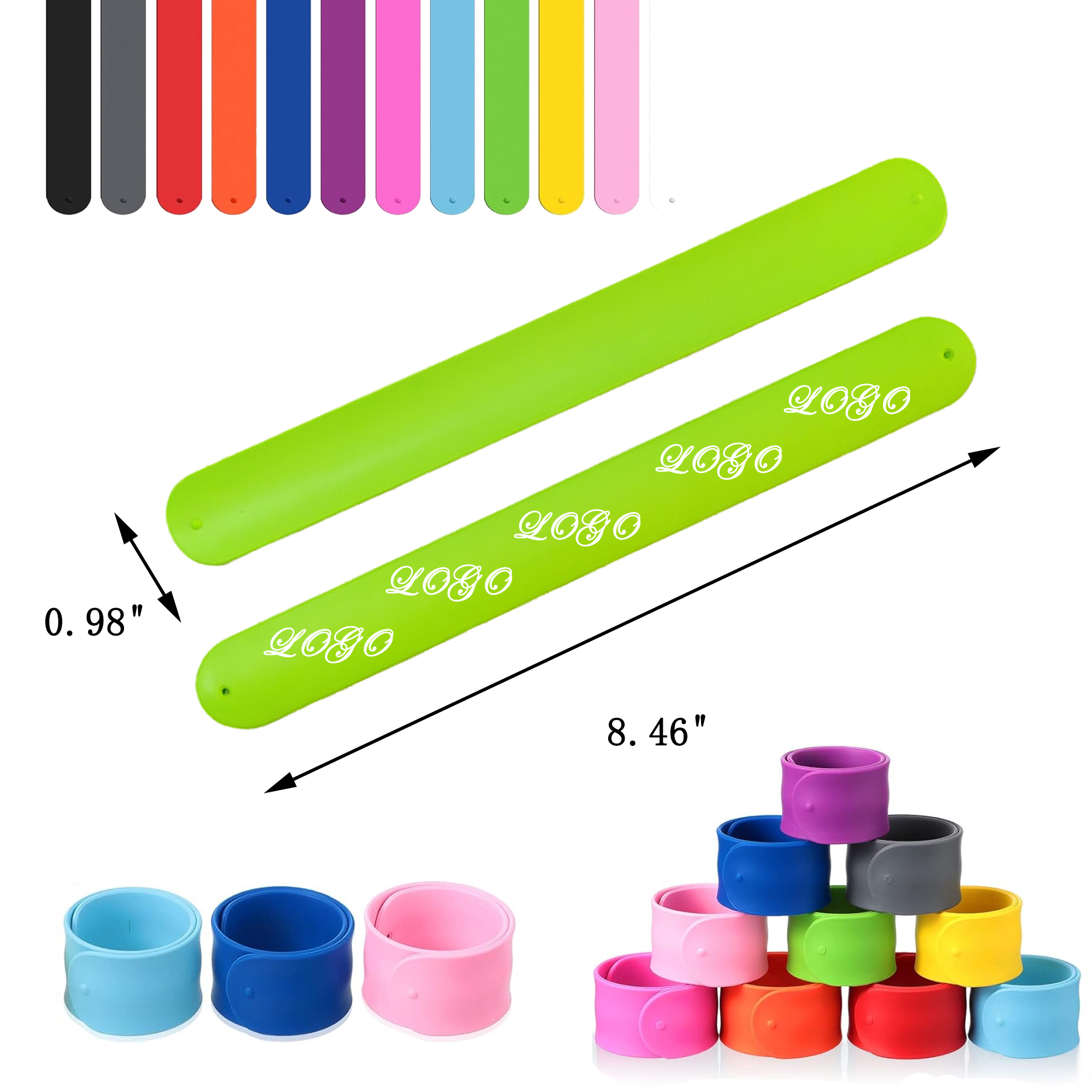 Funny Silicone Slap Bracelet 4