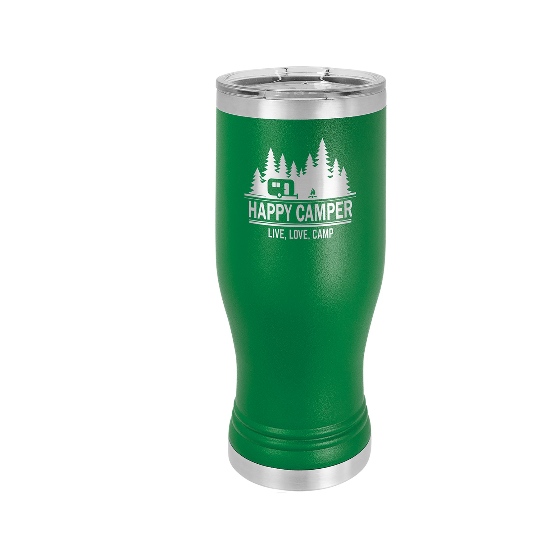 Polar Camel 20oz Stainless Steel Pilsner w/ Clear Lid 37