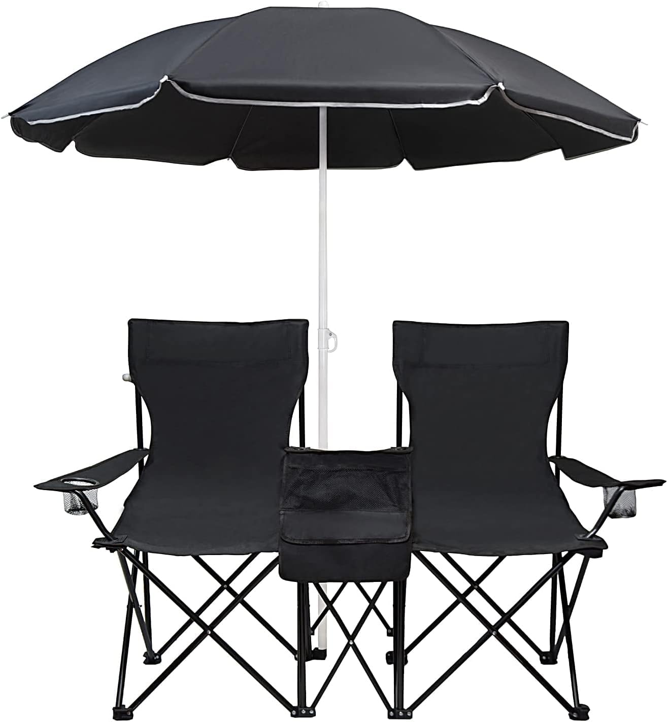 Double Party Chair w/Umbrella 2