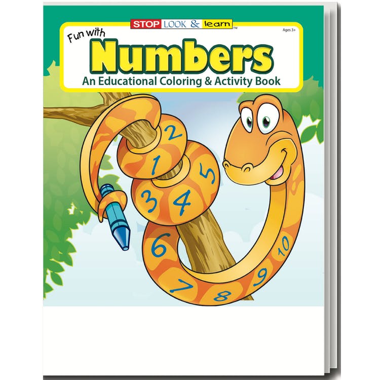 Fun with Numbers Coloring Books - Ages 3-11 16 Pages 2