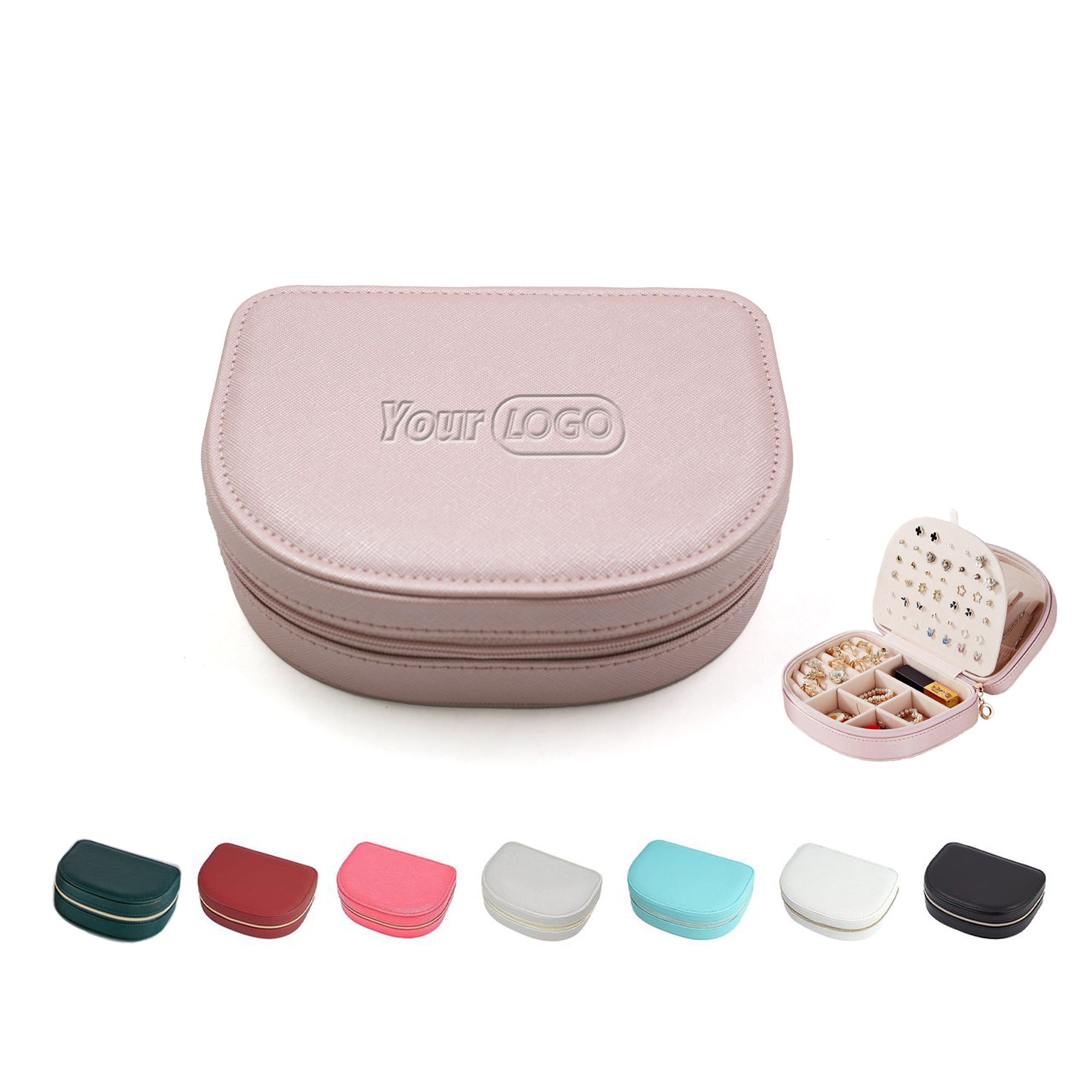 Portable Seashell-Shaped Jewelry Storage Case 9