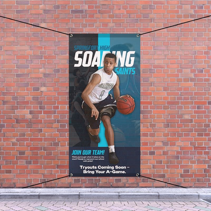 Custom 6' X 3' Mesh Banners 8