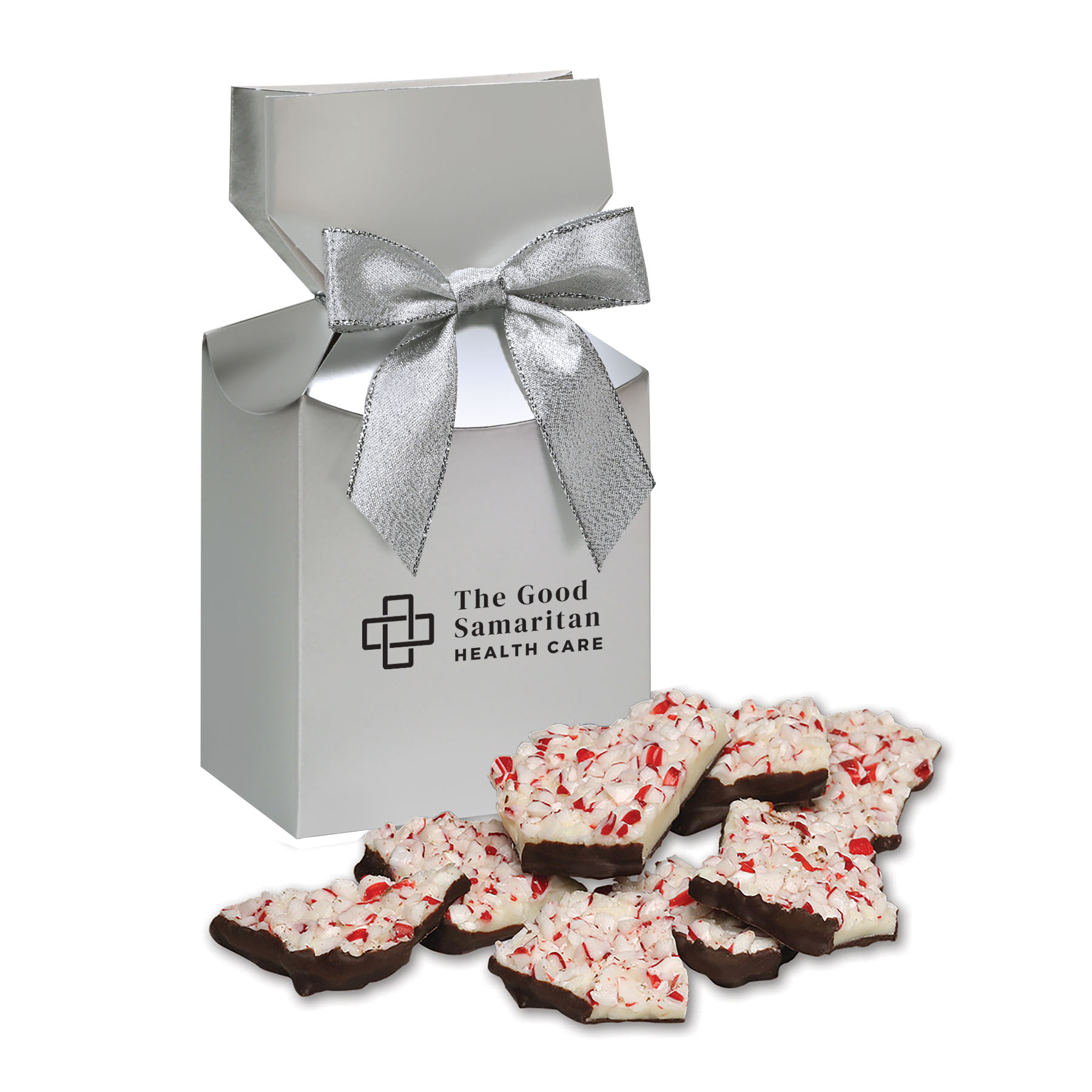 Peppermint Bark in Silver Premium Delights Gift Box 2