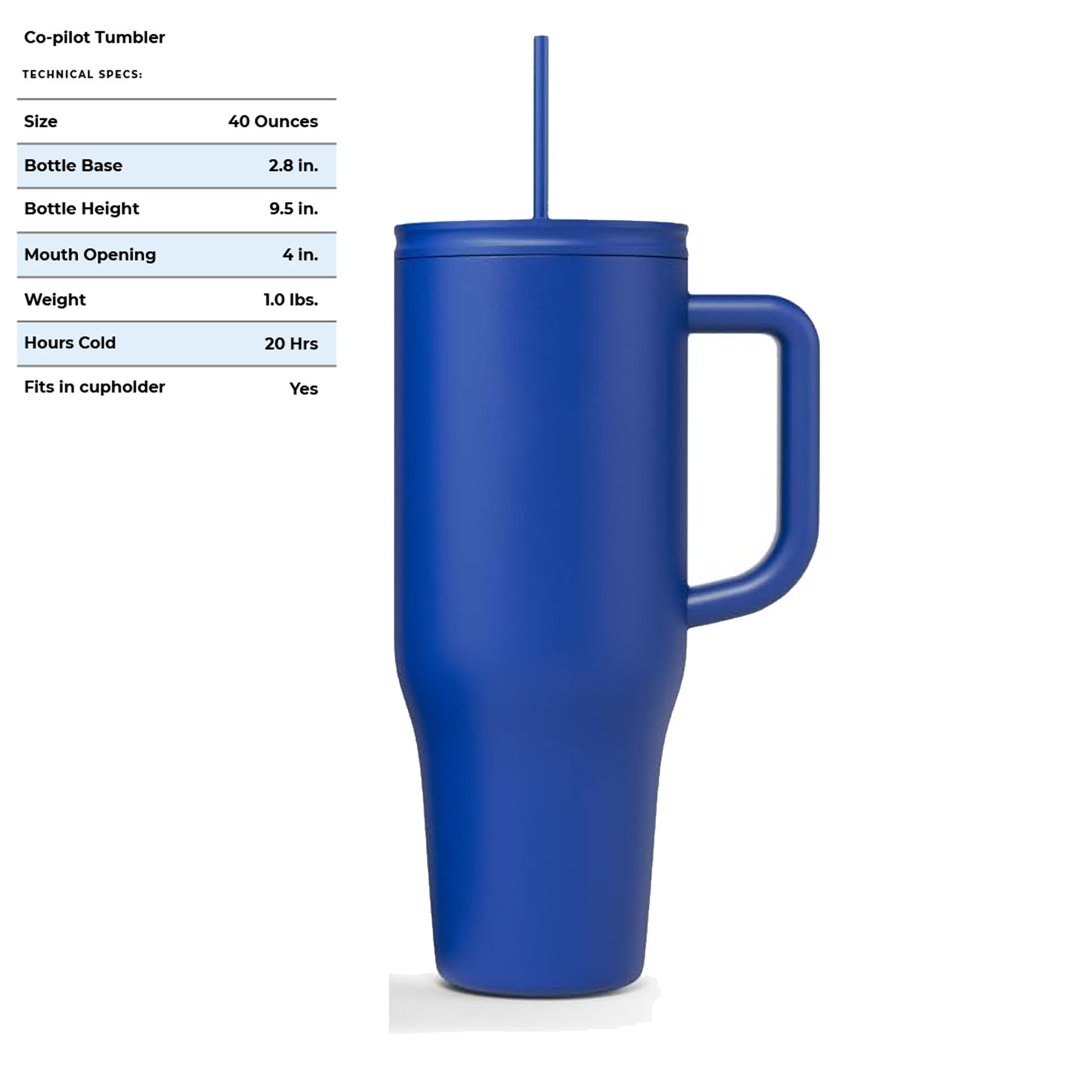 Upgraded 40oz Water Bottle 1