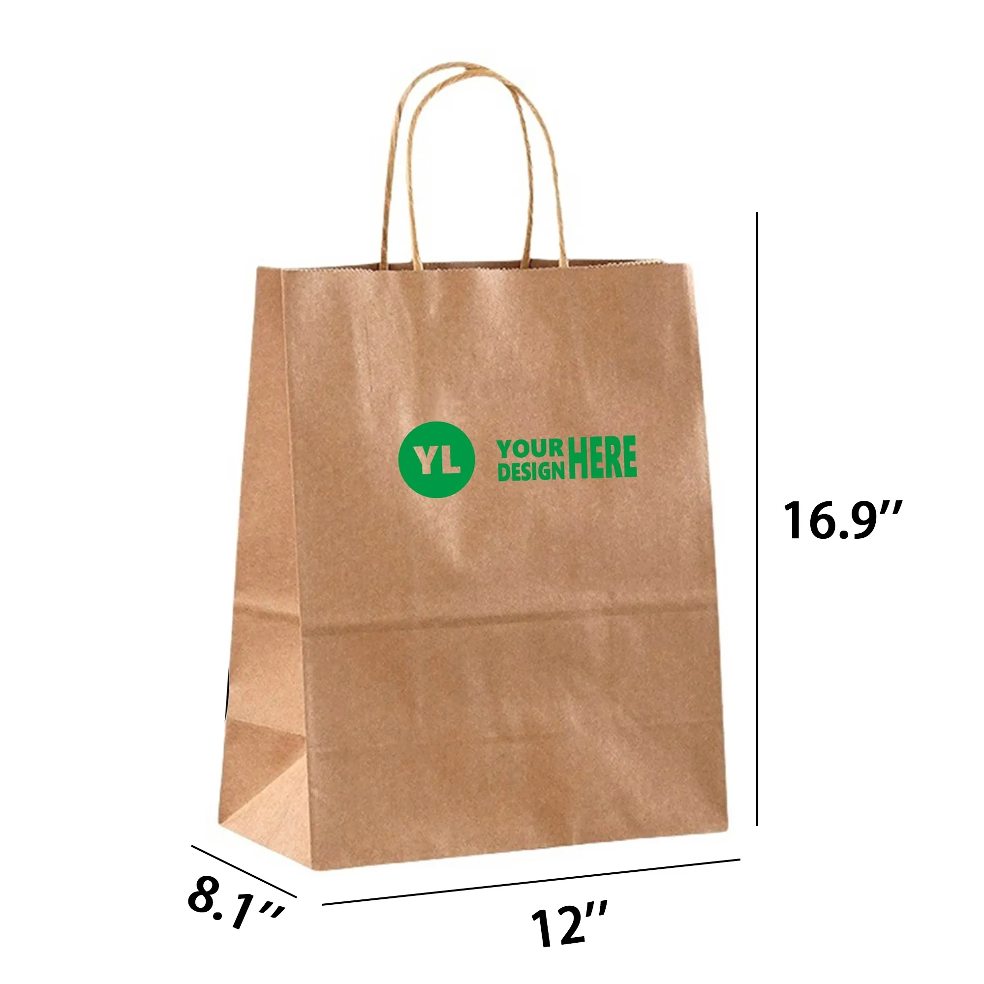 Kraft Paper Brown Eco Shopping Bag 1
