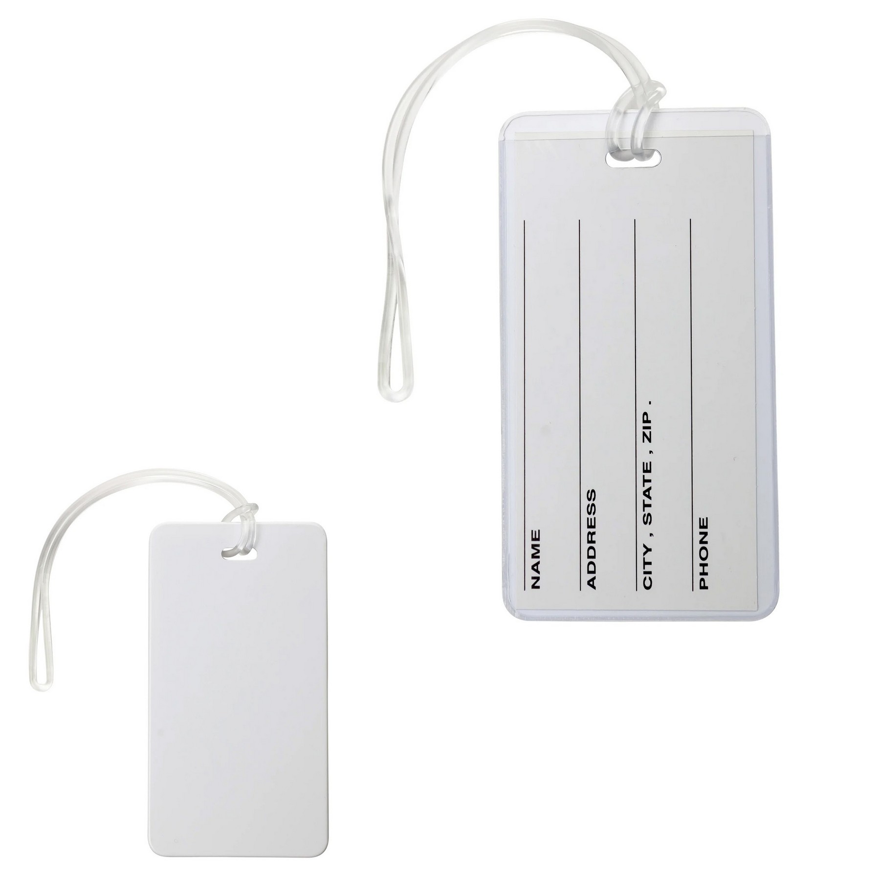 Custom Hi Flyer Travel Pvc Luggage Tags 4