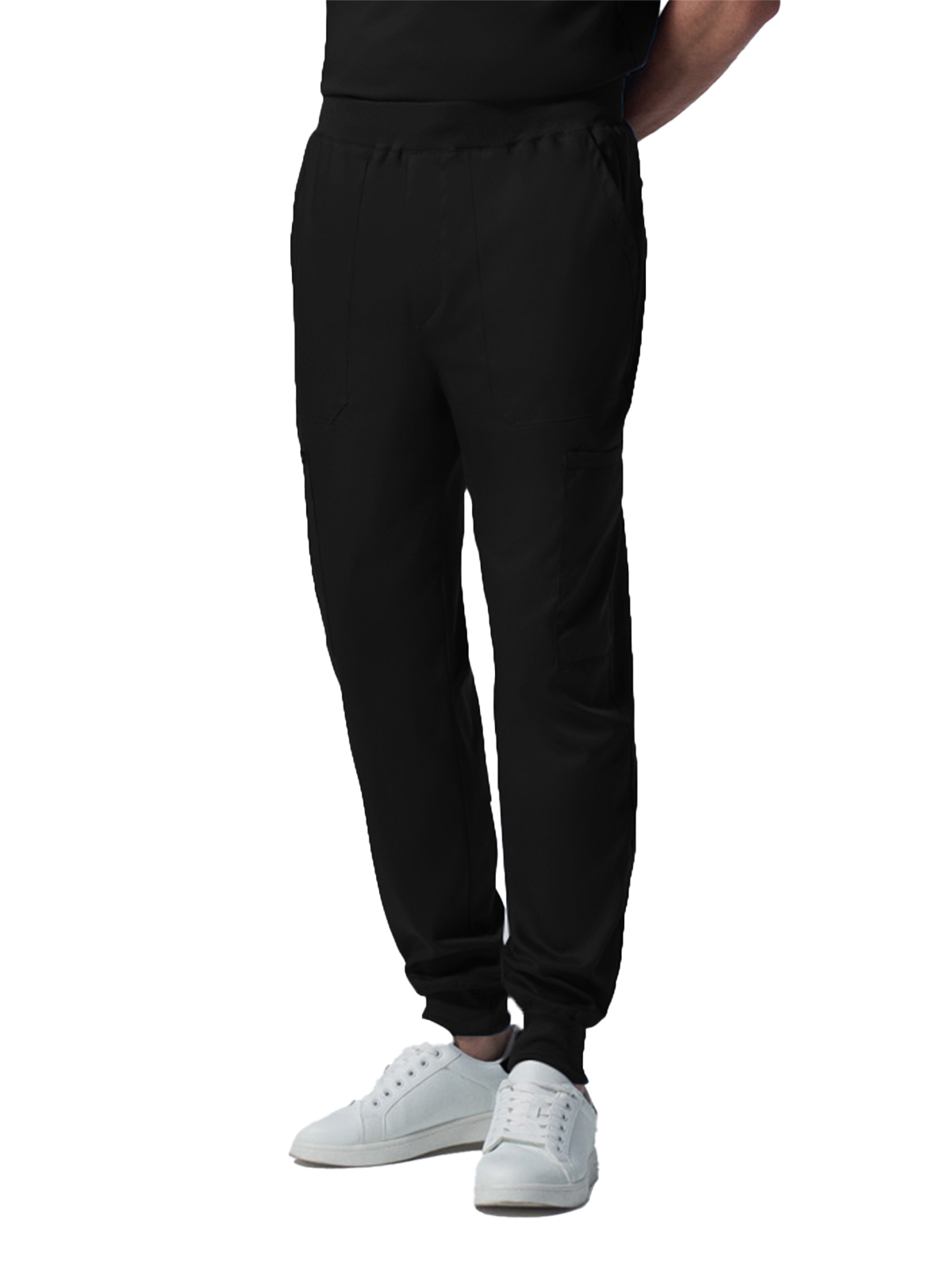 Landau - ProFlex - Men's Seven-Pocket Mid-Rise Rib-Knit Elastic Waist Jogger Pant 44