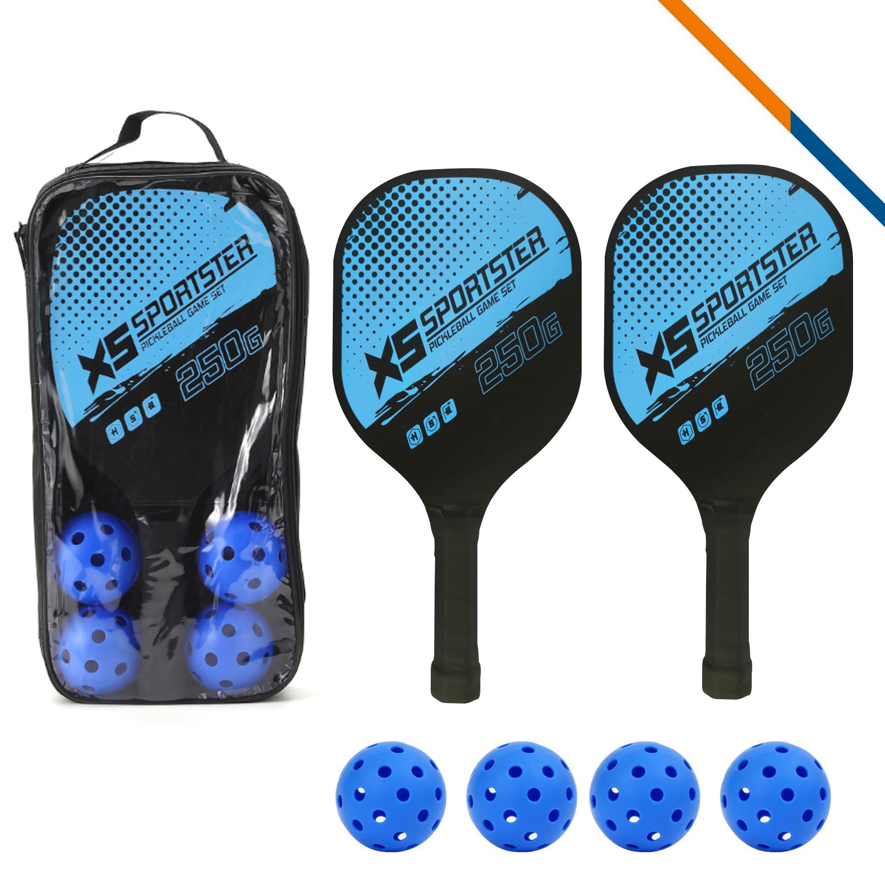 Krazo Pickleball Paddle Set 8