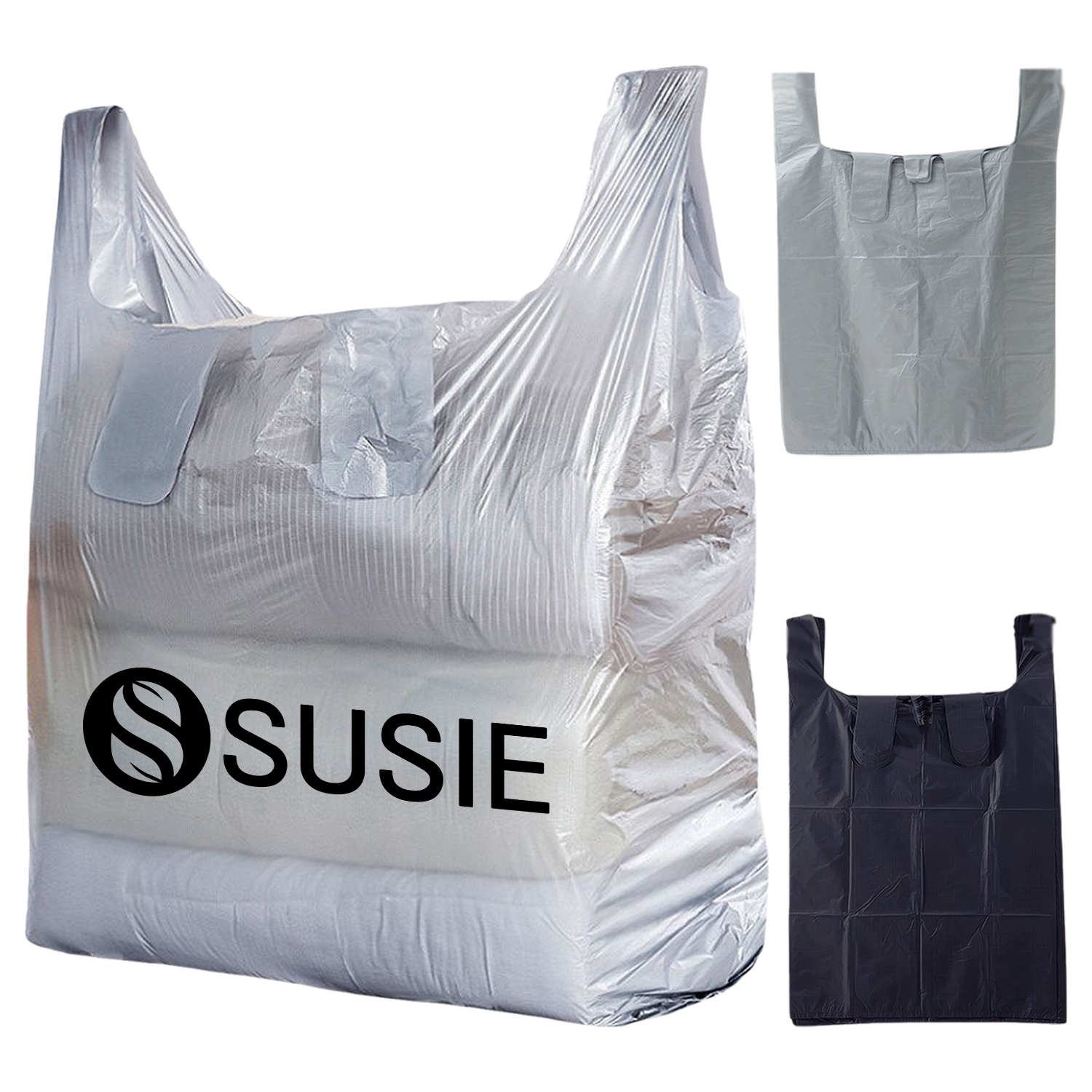 10PCS Large Capacity Storage Moving Plastic Bags