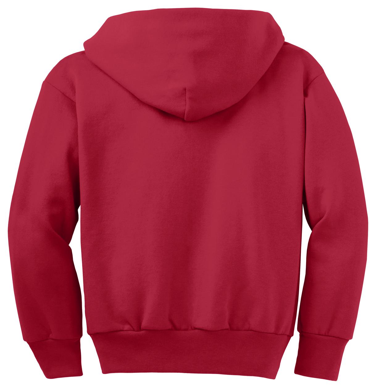 Port & Company® Youth Core Fleece Full-Zip Hooded Sweatshirt 10