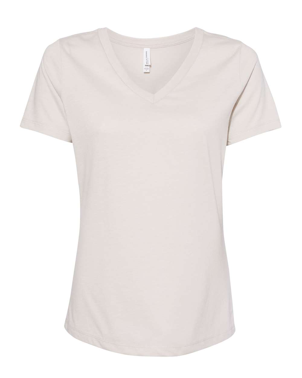 Women's Relaxed Heather CVC V-Neck Tee - 6405CVC 92