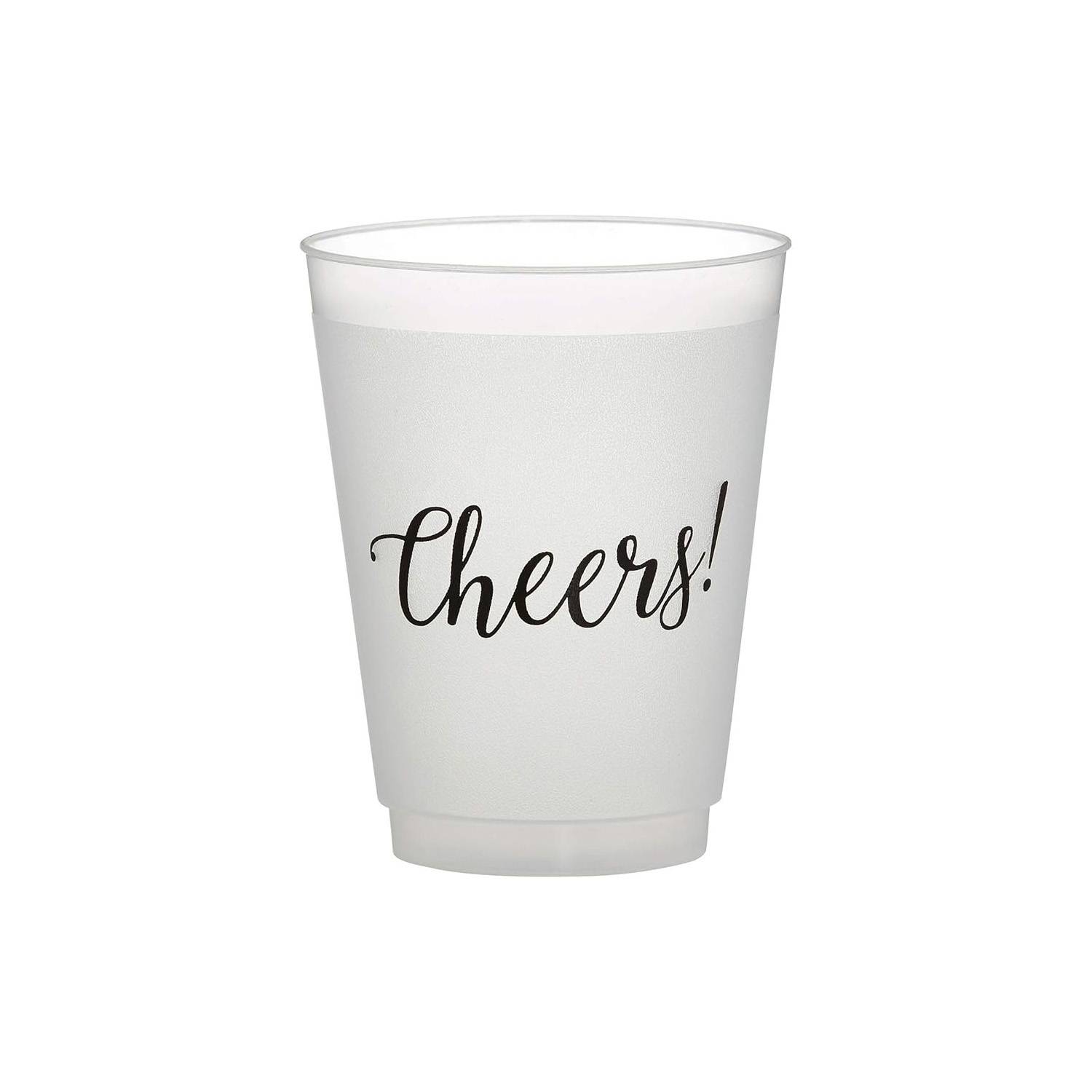 16oz clear frosted plastic cup 2