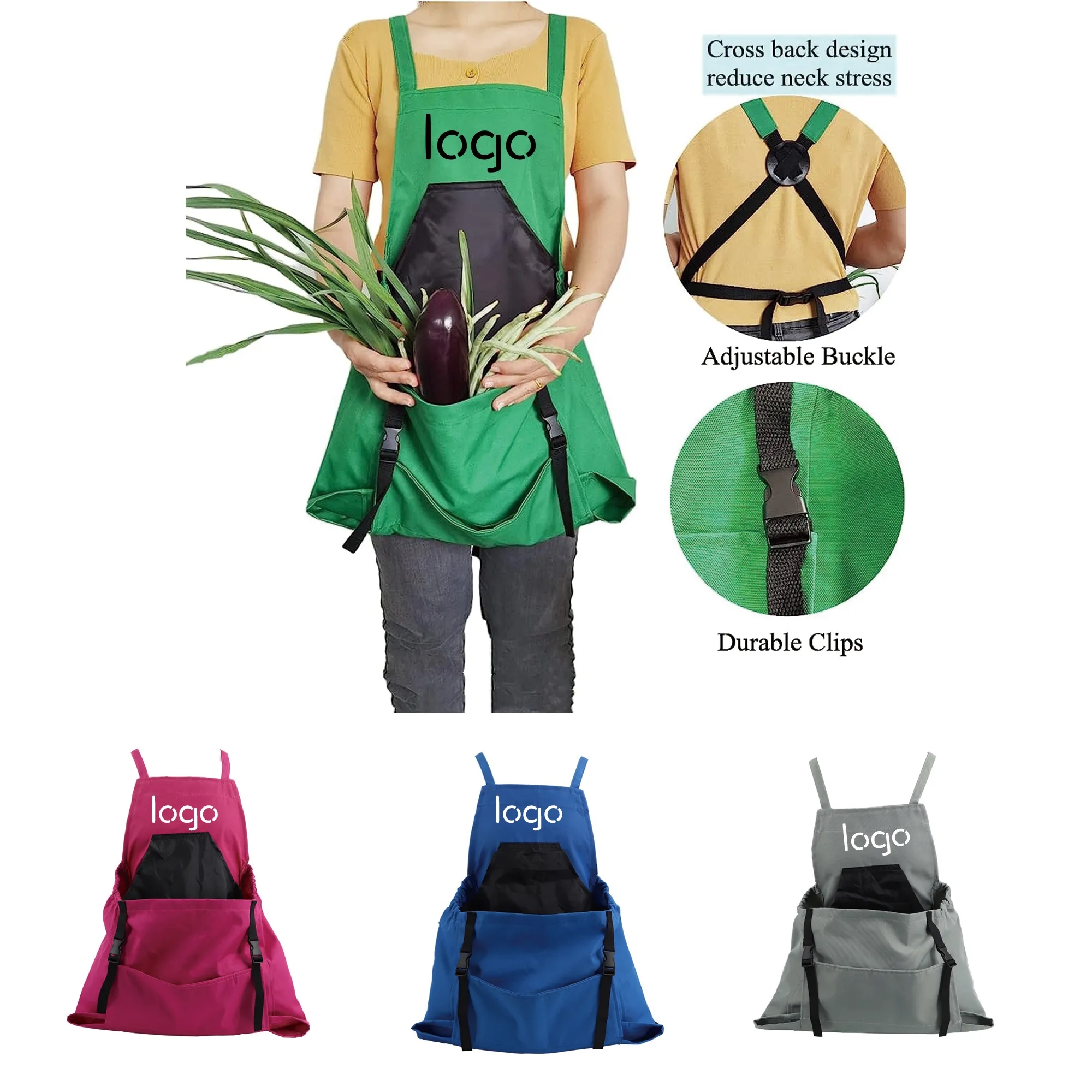 Outdoor Picking Large Pocket Apron 3
