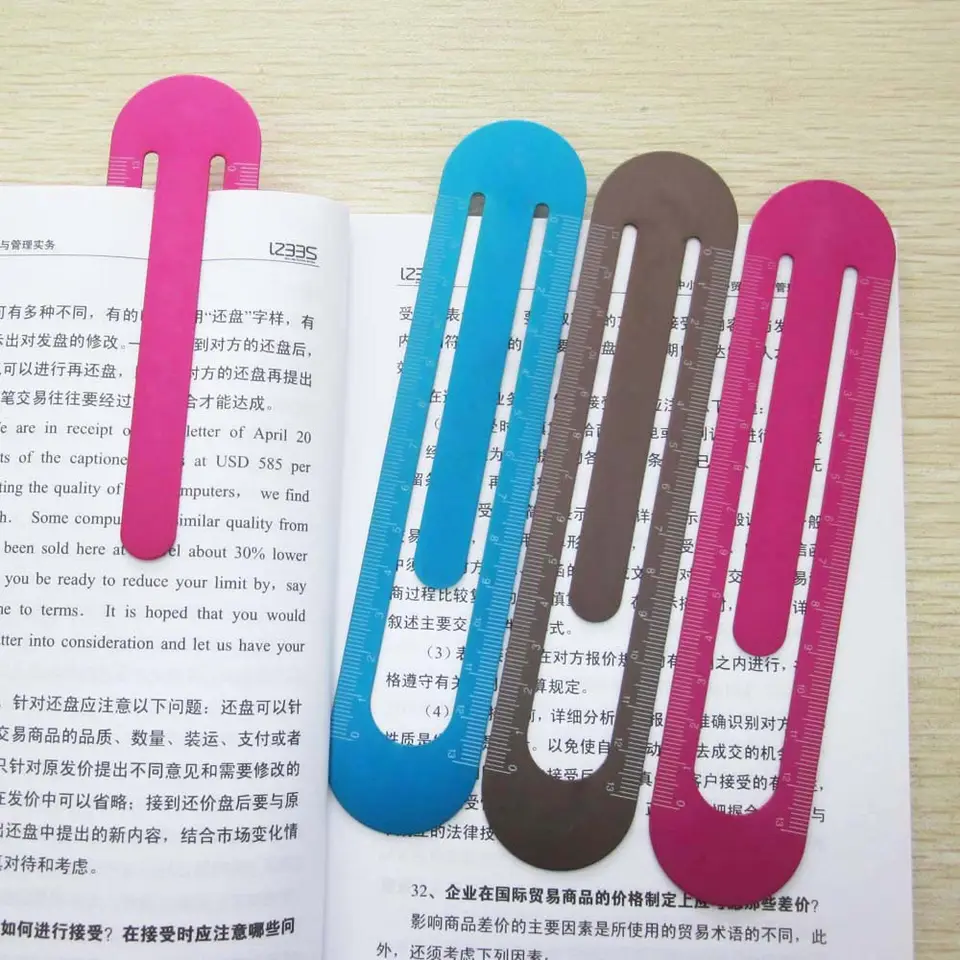 Straight Ruler Bookmark / Clip 2