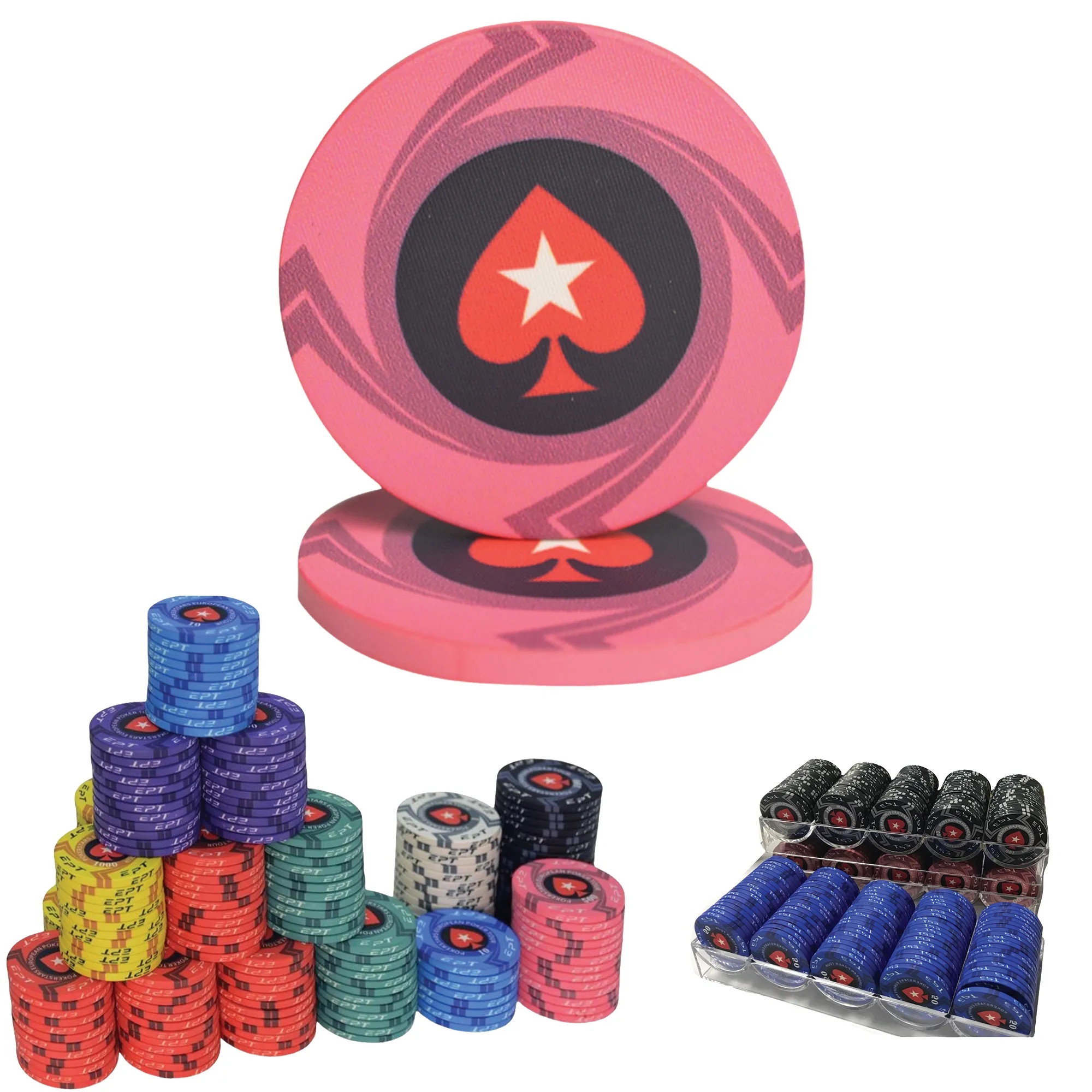 Full-Color Ceramic Poker Chip (MOQ 50) 1
