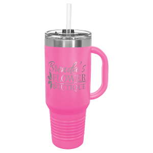 Polar Camel 40 Oz. Travel Mug With Handle, Straw Included 2