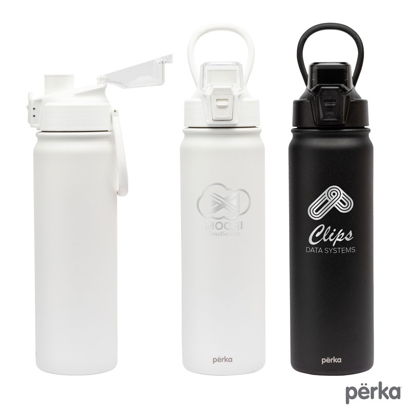 Perka® Rex 24 oz. Double Wall, Stainless Steel Water Bottle