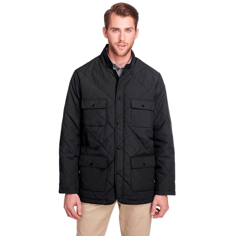 UltraClub Men's Dawson Quilted Hacking Jacket 7