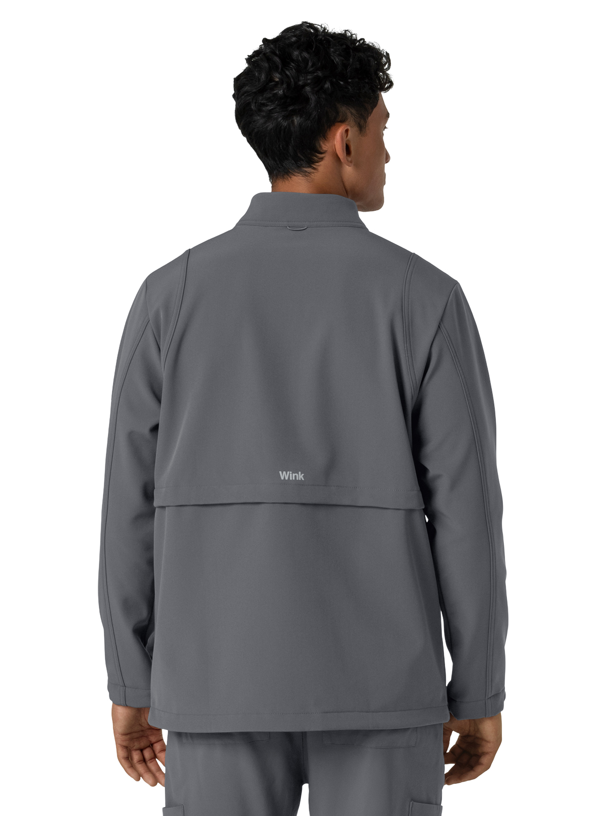 Wink- Layers - Men's Four-Pocket Soft Shell Scrub Jacket 4