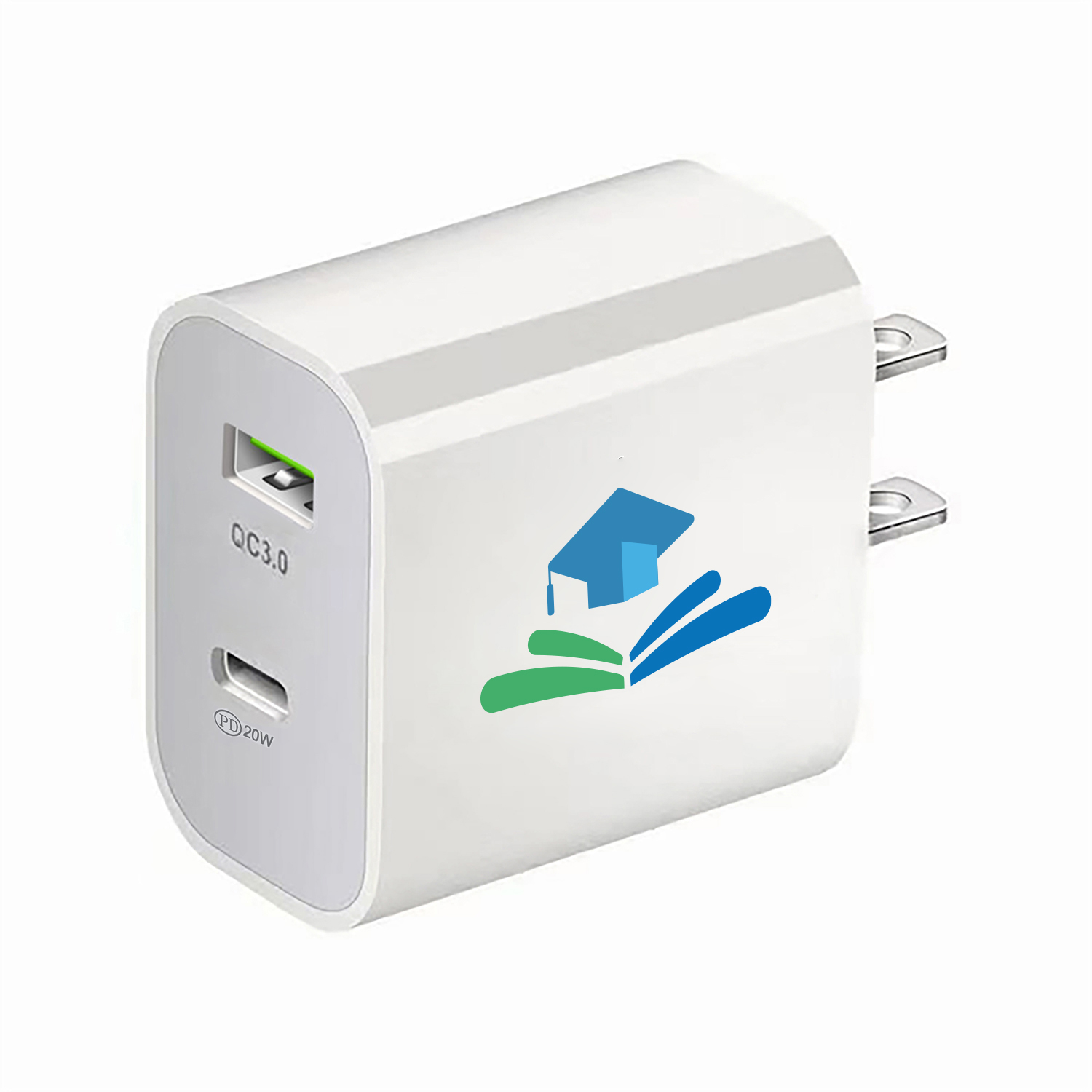 Dual Port USB Wall Charger & Power Adapter 12