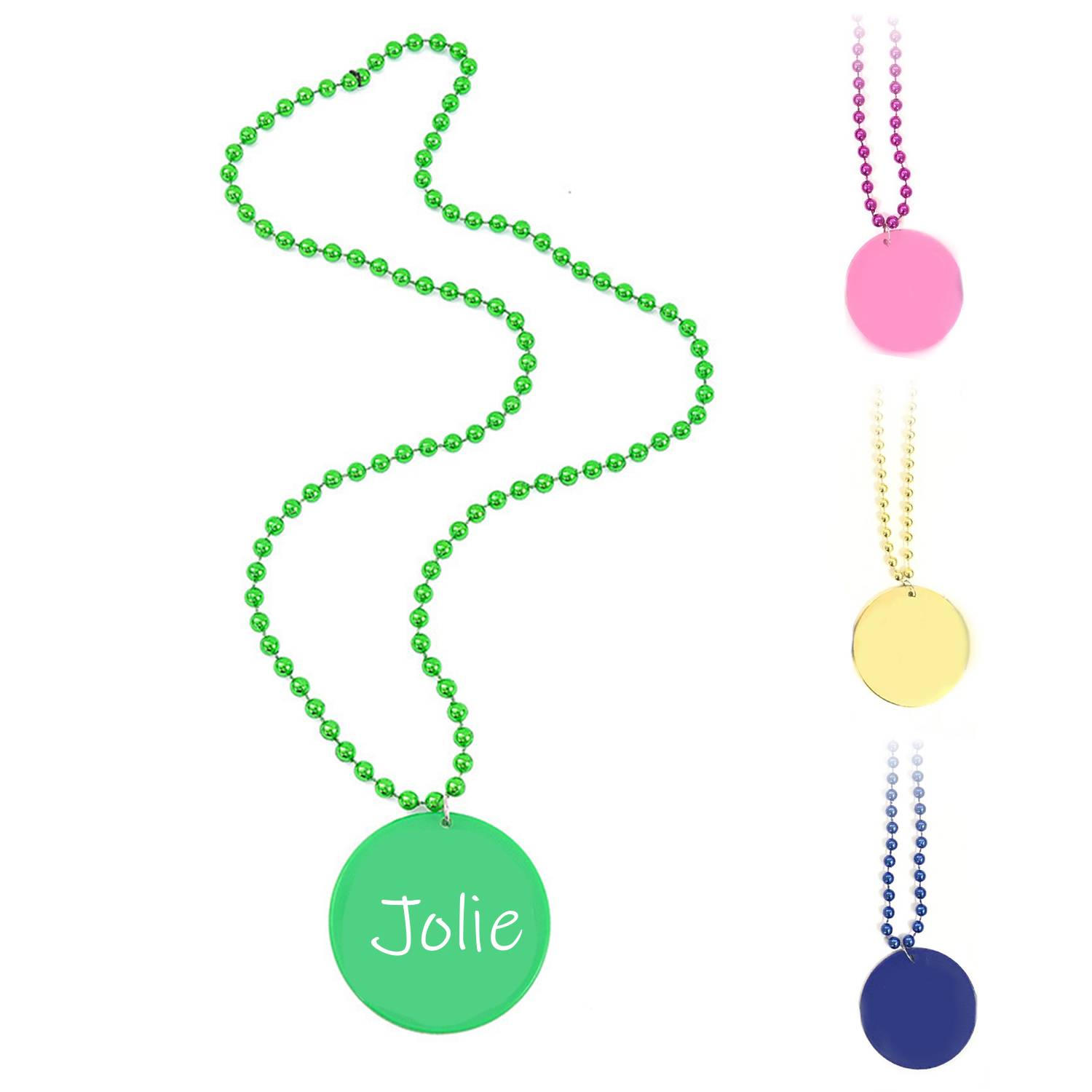Paint bead necklace 2